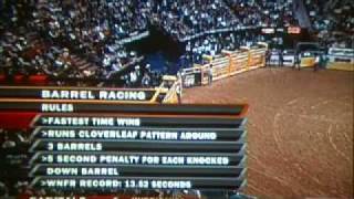 NFR Barrel Racing Round 4 Part 1 [upl. by Ainolloppa707]