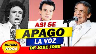 🔥😱¿QUÉ LE PASÓ a la VOZ de JOSÉ JOSÉ 🎤 La Triste Realidad Detrás del ÍDOLO😪🌹 [upl. by Eycal]