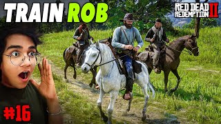 Arthur amp Gang Rob Another Train  Red Dead Redemption 2 Hindi [upl. by Durkin]