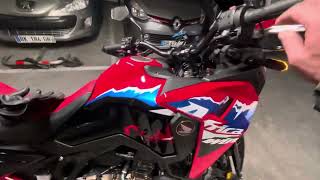 Arrow maxi race black Africa Twin 1100 CRF 2024 [upl. by Deva797]