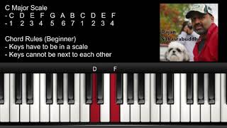 8  Understand Chords Triads  Piano Basics with Rajan [upl. by Oeram262]