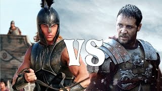 Maximus of Rome VS Achilles Gladiator VS Troy Movie [upl. by Gerianne]