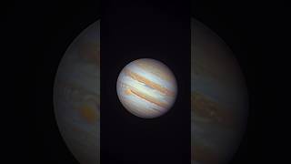 3 hours rotation of Jupiter captured from a 16” telescope Jupiter gasgiant telescope shorts [upl. by Nittirb797]