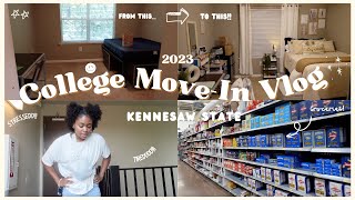 College MoveIn Day Vlog  Kennesaw State University [upl. by Ingrim858]