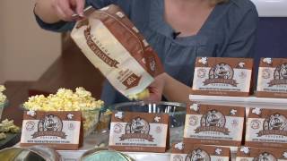 Farmer Jons 20 35 oz Bags Virtually Hulless Popcorn on QVC [upl. by Dorcus]