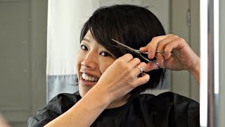 How I Cut My HAIR  DIY Emmymade haircut [upl. by Annawahs]