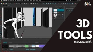 Storyboard Pro 24  3D Tools [upl. by Naveb570]