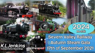 Severn Valley Railway Autumn Steam Gala 17th of September 2021 2024 ReEdit [upl. by Ramu613]