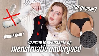 Menstruatie ondergoed en mijn ervaring na 15 jaar  doorlek test  Lichaamstaal  Vera Camilla [upl. by Netti653]