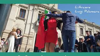 La tarantella e il matrimonio a Piazza Italia Reggio Calabria 9 marzo 2019 [upl. by Aidualc]