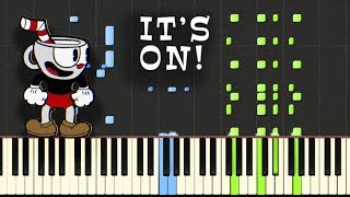 Cuphead  Inkwell Isle 3 Piano Synthesia Piano Tutorial [upl. by Wendy]