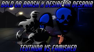 FNF Mashup Bold or Brash x Desire or Despair  Teuthida VS Famished [upl. by Aeila]