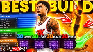 BEST POWER FORWARD BUILD in NBA 2K21 NEXT GEN BEST 3LEVEL SCORER BUILD NBA2K21 BEST BUILD NBA2K21 [upl. by Nanette]