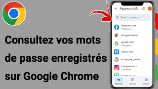 Comment vérifier vos mots de passe enregistrés sur Google Chrome [upl. by Bak]