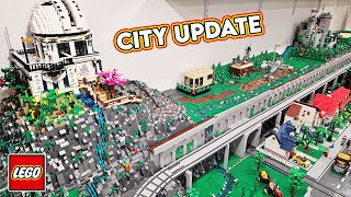 LEGO City Update AIRSTRIP UPGRADE 8Studs House PLACED Raised Platform Plates [upl. by Lotsirb]