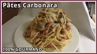 Recette des pâtes carbonara version française [upl. by Nappie]