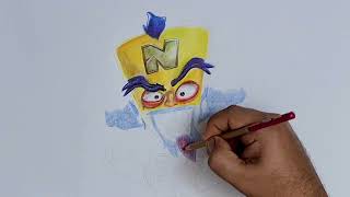 Doctor Neo Cortex funnyvideo funny fun art drawing [upl. by D'Arcy]