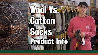 Wool Vs Cotton Socks [upl. by Akvir]