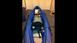 Cooler Build with rod holder for Inflatable Kayak [upl. by Peoples654]