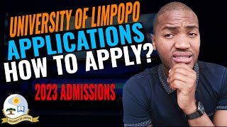 University of Limpopo  How to apply at UL for 2023 online  Full guide [upl. by Kentiggerma]