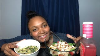 Zuppa Toscana Soup Mukbang  Olive Garden Copycat [upl. by Shane138]