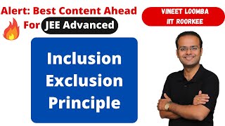 Principle of inclusion exclusion  Permutations Combinations  IIT JEE Advanced [upl. by Tarr]