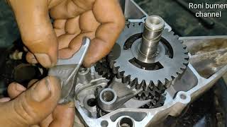 cara memasang gigi rasio rx king pada crankcase [upl. by Kingdon]