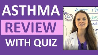 Asthma Treatment Symptoms Pathophysiology Nursing Interventions NCLEX Review Lecture [upl. by Riancho942]