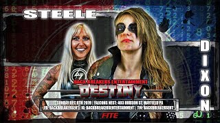 Adena Steele vs Lexa Dixon BBE Destiny 10819 From the Vault w Peter DeLonge  Back Breakers [upl. by Salas]