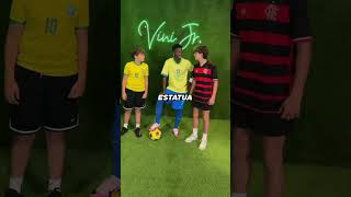 ⚽ Vini Júnior haciéndose pasar por una estatua 🤯😅  fútbol 91 [upl. by Adniralc858]