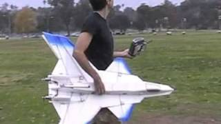 1st Flights of the Tailless RC X36 see sidebar [upl. by Tav779]