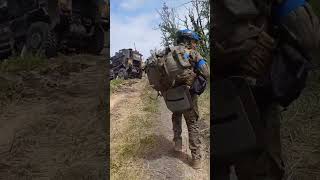 Oshkosh MATV 2 MaxxPros ❌ Zaporozhye and other fronts ukraine war military usa [upl. by Atilam]