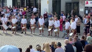 Schützenfest Biberach 2023  Die Neuen Alten auf dem Marktplatz [upl. by Adda]