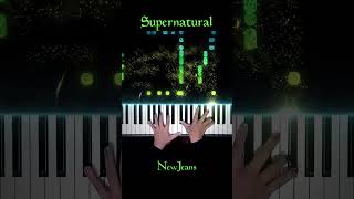 NewJeans  Supernatural Piano Cover Supernatural NewJeans PianellaPianoShorts [upl. by Ynaoj]