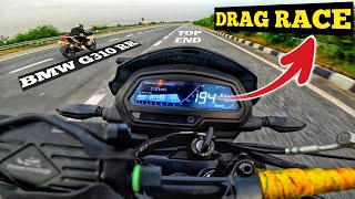 Bajaj Dominar 400 UG Bs6 2023 vs BMW G310 RR Drag Race  Highway Top End [upl. by Nathalia]