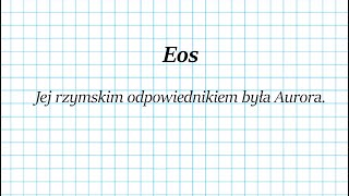 BOGOWIE ŚWIATŁA I POWIETRZA — Eos [upl. by Phia999]