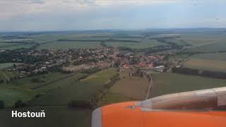 Landing at Václav Havel Airport Prague Czechia  19 June 2019 [upl. by Daub]