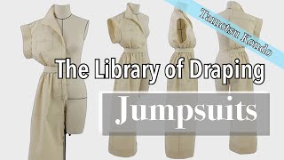 【Jumpsuits 】The Library of Draping Kondos draping archive ジャンプスーツ [upl. by Ettelrats]