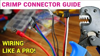 Guide to crimp connectors on 3D printers  Take your wiring to the next level [upl. by Flan]