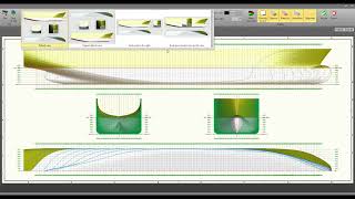 How to make Linesplan using Delftship ship design software [upl. by Parthenia]