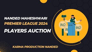 NMPL 2024 Player Auction [upl. by Gradeigh]