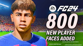 800 NEW PLAYER FACES ADDED TO EA FC24 MGR FACES BOOTS OUTFITS SOCKSLICENSES ETC WZRD PCK V13 [upl. by Namya419]