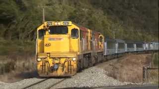 Spectacular train footage from NZs Midland line [upl. by Aehsel674]