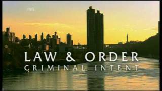 Law amp Order Criminal Intent opening titles season 6 Five UK version 2 [upl. by Epillihp478]