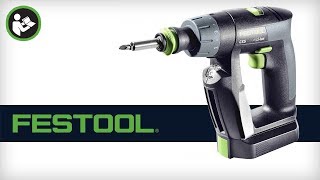 Festool CXS Compact Cordless Drill Features [upl. by Ruben]