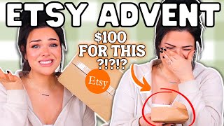 100 Etsy Advent Calendar with THIS INSIDE  Fall Advent Unboxing [upl. by Rimaj]