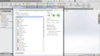 SolidWorks  Molded Part Design Tutorial  Setting Up Your Command Manager And Toolbars [upl. by Nirol]