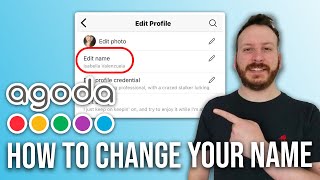 How to Change Name in Agoda Booking [upl. by Ehsiom]