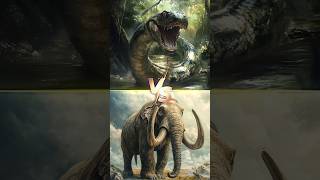 Titanoboa Vs Mammuthus Doedicurus Paraceratherium Smilodon Crocodile [upl. by Ardnovahs]