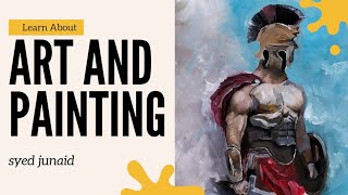 How to Paint a Warrior with a Sword  StepbyStep Tutorial short vedio art fun tutorial colors [upl. by Zetes474]